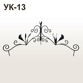 Уголок УК-13 Чёрное серебро